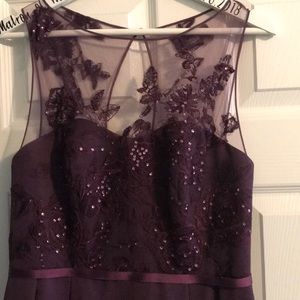 Purple Bridesmaid Dress